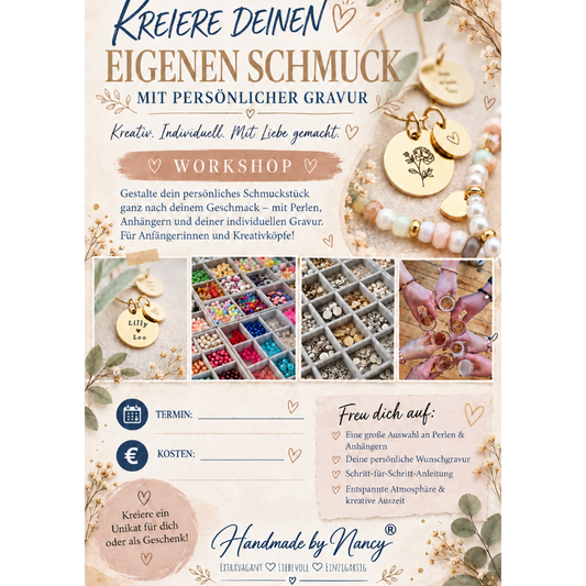 Workshop: Eigenen Schmuck mit Gravur gestalten